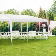 10 x 30 Feet Waterproof Gazebo Canopy Tent with Connection Stakes and Wind Ropes