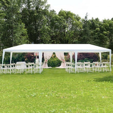 10 x 30 Feet Waterproof Gazebo Canopy Tent with Connection Stakes and Wind Ropes