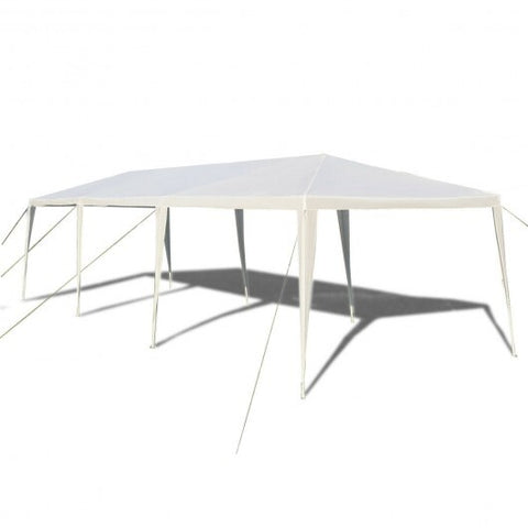 10 x 30 Feet Waterproof Gazebo Canopy Tent with Connection Stakes for Wedding Party