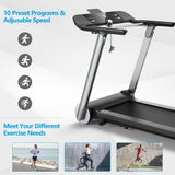Italian Designed Folding Treadmill with Heart Rate Belt and Fatigue Button