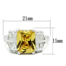SS012 - 925 Sterling Silver Ring Silver Women AAA Grade CZ Topaz
