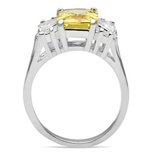 SS012 - 925 Sterling Silver Ring Silver Women AAA Grade CZ Topaz