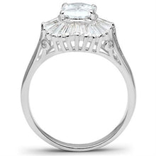 SS042 - 925 Sterling Silver Ring Silver Women AAA Grade CZ Clear