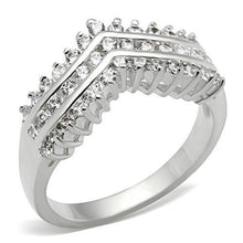 SS051 - 925 Sterling Silver Ring Silver Women AAA Grade CZ Clear