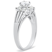 SS053 - 925 Sterling Silver Ring Silver Women AAA Grade CZ Clear