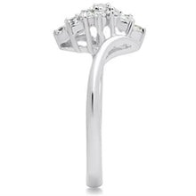 SS054 - 925 Sterling Silver Ring Silver Women AAA Grade CZ Clear