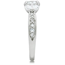 SS059 - 925 Sterling Silver Ring Silver Women AAA Grade CZ Clear