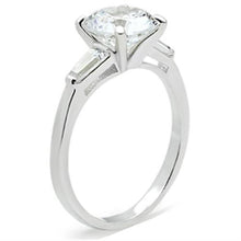 SS061 - 925 Sterling Silver Ring Silver Women AAA Grade CZ Clear