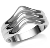 TK032 - Stainless Steel Ring High polished (no plating) Women No Stone No Stone