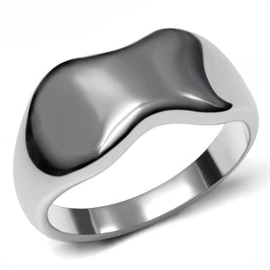 TK033 - Stainless Steel Ring High polished (no plating) Women No Stone No Stone