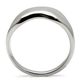 TK033 - Stainless Steel Ring High polished (no plating) Women No Stone No Stone
