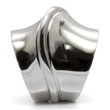 TK036 - Stainless Steel Ring High polished (no plating) Women No Stone No Stone