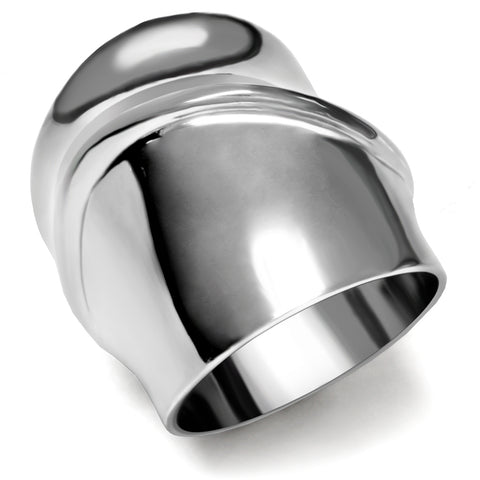 TK036 - Stainless Steel Ring High polished (no plating) Women No Stone No Stone
