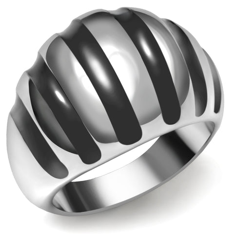 TK038 - Stainless Steel Ring High polished (no plating) Women No Stone No Stone