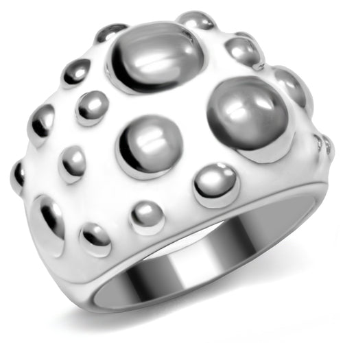TK042 - Stainless Steel Ring High polished (no plating) Women No Stone No Stone