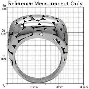TK048 - Stainless Steel Ring High polished (no plating) Women No Stone No Stone