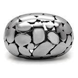 TK048 - Stainless Steel Ring High polished (no plating) Women No Stone No Stone