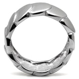 TK049 - Stainless Steel Ring High polished (no plating) Women No Stone No Stone