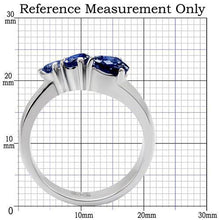 TK0F511 - Stainless Steel Ring High polished (no plating) Women Synthetic Montana