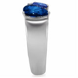 TK0F511 - Stainless Steel Ring High polished (no plating) Women Synthetic Montana