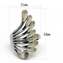 TK1001 - Stainless Steel Ring High polished (no plating) Women No Stone No Stone