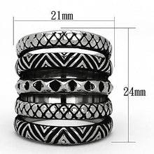 TK1008 - Stainless Steel Ring High polished (no plating) Women No Stone No Stone
