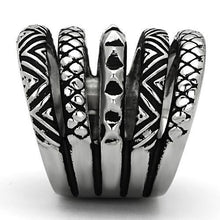 TK1008 - Stainless Steel Ring High polished (no plating) Women No Stone No Stone