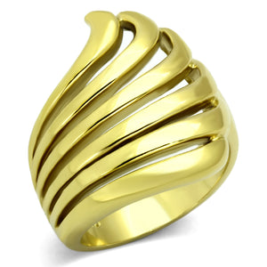 TK1028 - Stainless Steel Ring IP Gold(Ion Plating) Women No Stone No Stone