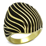 TK1037 - Stainless Steel Ring IP Gold(Ion Plating) Women No Stone No Stone