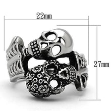 TK1039 - Stainless Steel Ring High polished (no plating) Men No Stone No Stone