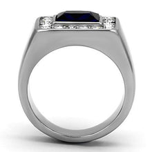 TK1051 - Stainless Steel Ring High polished (no plating) Men Synthetic Montana