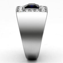 TK1051 - Stainless Steel Ring High polished (no plating) Men Synthetic Montana