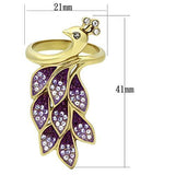 TK1101 - Stainless Steel Ring IP Gold(Ion Plating) Women Top Grade Crystal Multi Color