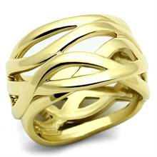 TK1107 - Stainless Steel Ring IP Gold(Ion Plating) Women No Stone No Stone