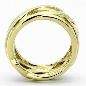 TK1107 - Stainless Steel Ring IP Gold(Ion Plating) Women No Stone No Stone
