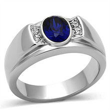 TK1184 - Stainless Steel Ring High polished (no plating) Men Synthetic Montana