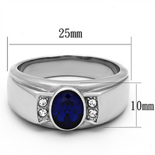 TK1184 - Stainless Steel Ring High polished (no plating) Men Synthetic Montana