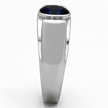TK1184 - Stainless Steel Ring High polished (no plating) Men Synthetic Montana