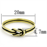 TK1239G - Stainless Steel Ring IP Gold(Ion Plating) Women No Stone No Stone