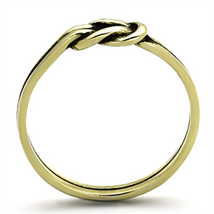 TK1239G - Stainless Steel Ring IP Gold(Ion Plating) Women No Stone No Stone