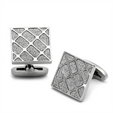TK1252 - Stainless Steel Cufflink High polished (no plating) Men No Stone No Stone
