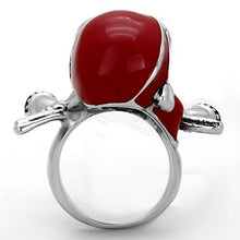 TK1374 - Stainless Steel Ring High polished (no plating) Unisex Epoxy Siam