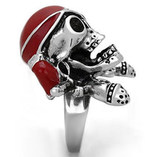 TK1374 - Stainless Steel Ring High polished (no plating) Unisex Epoxy Siam