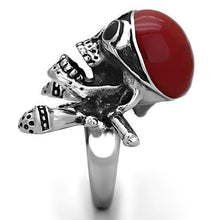 TK1374 - Stainless Steel Ring High polished (no plating) Unisex Epoxy Siam