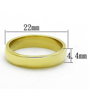 TK1375G - Stainless Steel Ring IP Gold(Ion Plating) Unisex No Stone No Stone