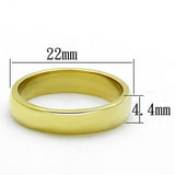 TK1375G - Stainless Steel Ring IP Gold(Ion Plating) Unisex No Stone No Stone