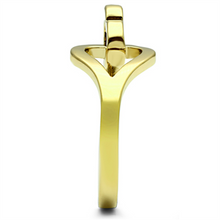TK1382 - Stainless Steel Ring IP Gold(Ion Plating) Women No Stone No Stone