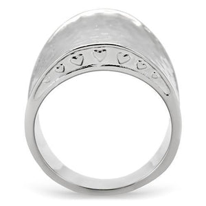 TK140 - Stainless Steel Ring High polished (no plating) Women No Stone No Stone