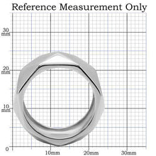 TK142 - Stainless Steel Ring High polished (no plating) Women No Stone No Stone
