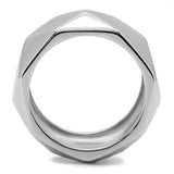 TK142 - Stainless Steel Ring High polished (no plating) Women No Stone No Stone